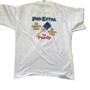 90s white purdy painting tee